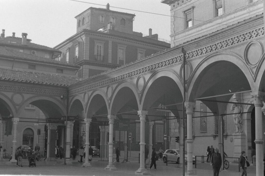 Bologna Centrale station entrance daytime