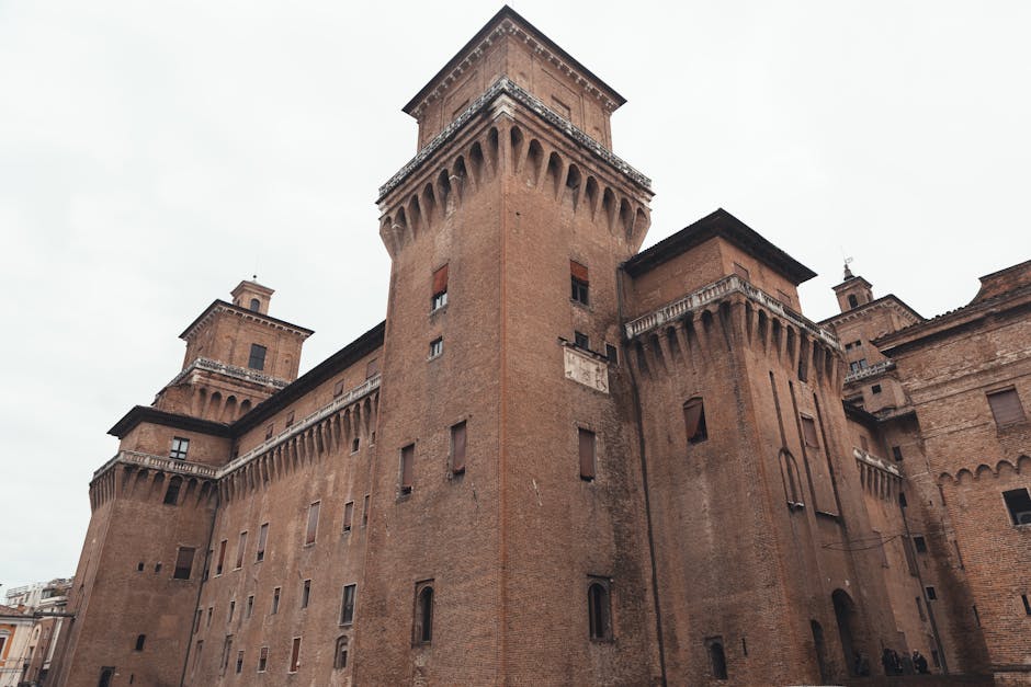 Ferrara Castello Estense moat