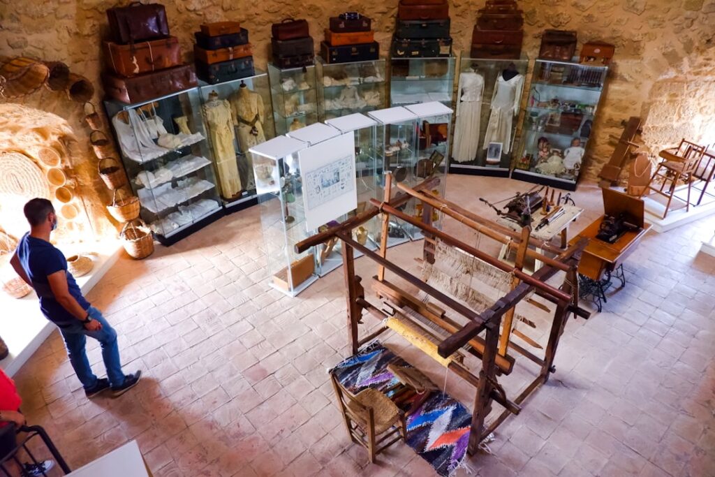 Palazzo Poggi antique scientific instruments display