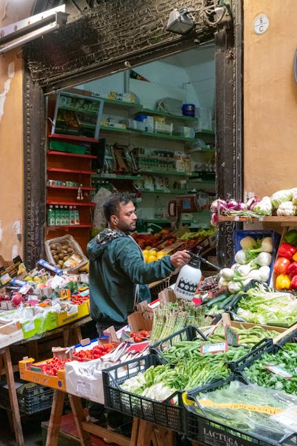 Bologna market colorful food stalls Quadrilatero