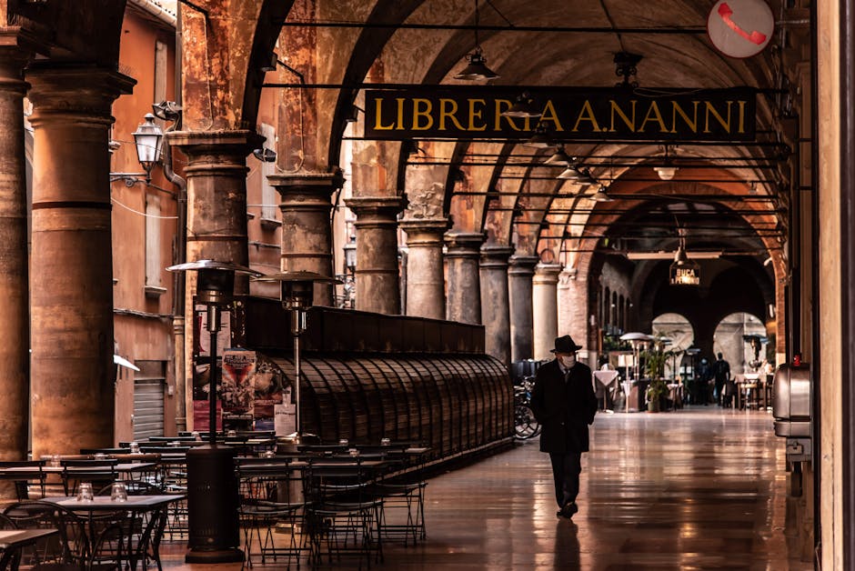 San Luca portico long covered walkway sunrise