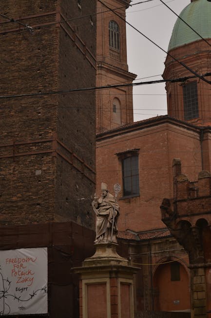 San Petronio basilica interior meridiana light